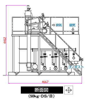 50kg-DS/日断面図